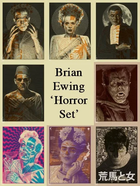 Brian Ewing 'Horror Business' Print Set Available
