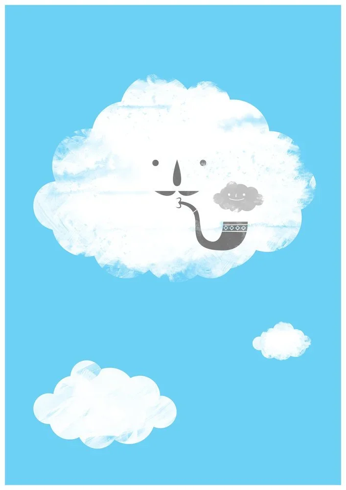 Chris Wharton 'Cloud' Print Available