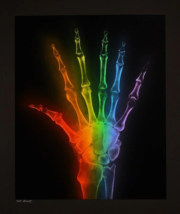 SHOK-1 'X-Rainbow (Difference)' Print Available