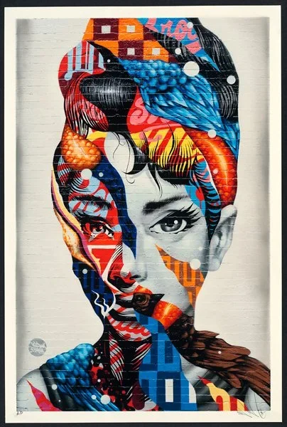 Tristan Eaton 'Audrey Of Mulberry' Print Available