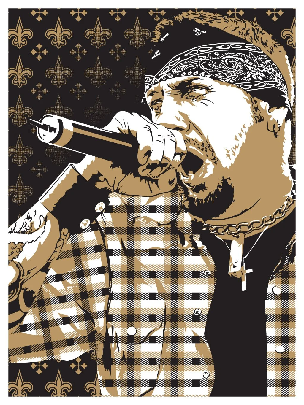 Joshua Budich AWESOME 'Chad Gray' + 'Vinnie Paul' Prints Available