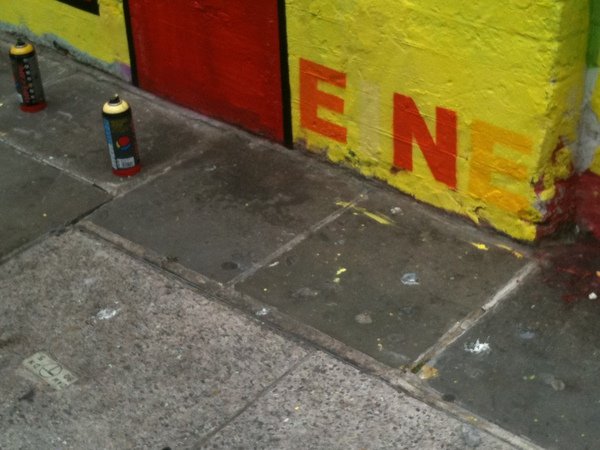 Eine Piece In Progress On Middlesex Street In London