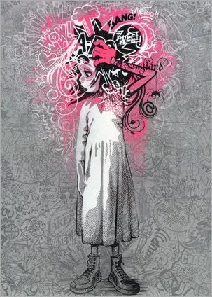 Rourke Van Dal 'Befuddle' Print Available