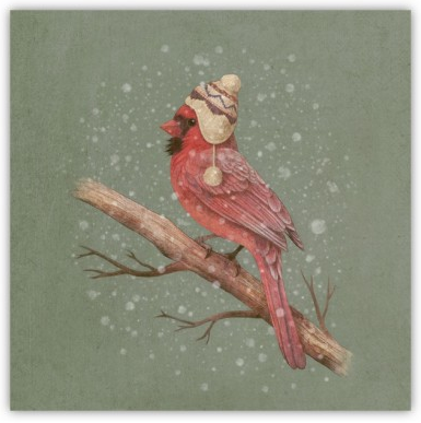 Terry Fan 'The First Snow' Wood Print Available