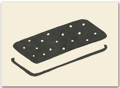 Tom Slaughter 'Ice Cream Sandwich' Print Available
