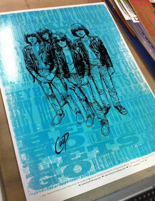 Coop 'Hey Ho! Let's Go!' Print Available