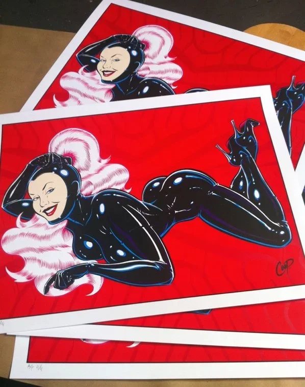 Coop 'Rubber Girl # 1' Print Available