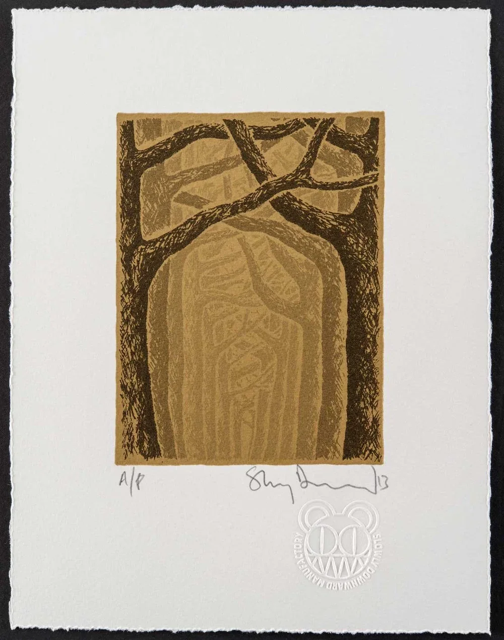 Stanley Donwood 'Golden Solstice Avenue' Print Available