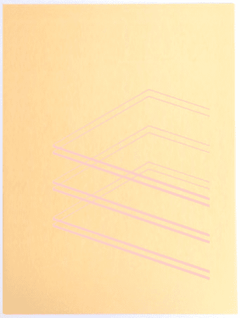 Rachel Gant 'Pantone 691 On Gold' Print Available