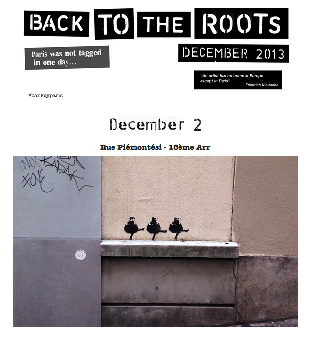 Banksy In Paris?? Back To The Roots! Could It Be? 