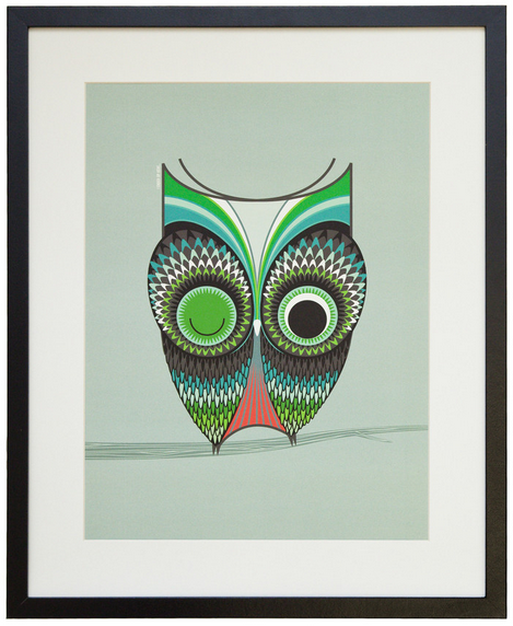 Dan Adams 'Wise Owl' Print Available