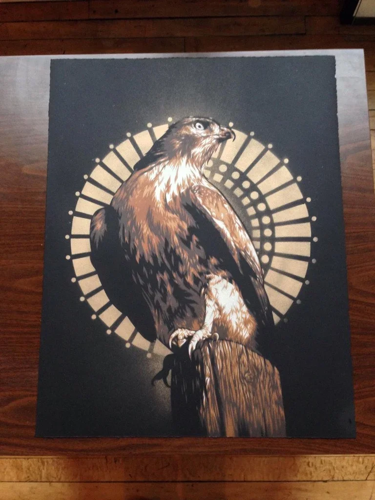 Mr Prvrt 'Higher Ground' AWESOME Stencil Prints Available