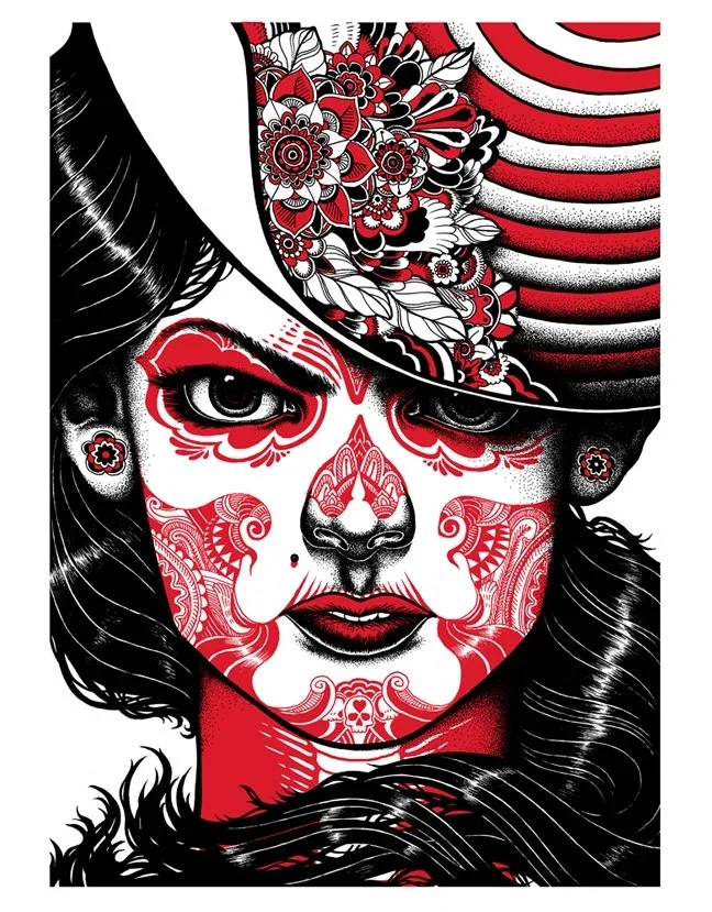 Iain MacArthur 'The Skull Mistress' Print Available