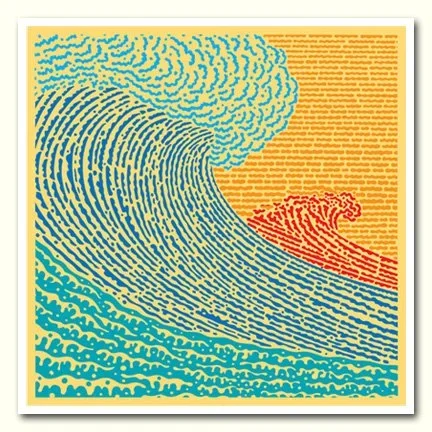 John Van Hamersveld 'The Big Wave' Print Available