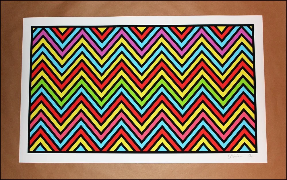 Tim Oliveira 'Around The Corner' Pattern Series # 2 Print Available