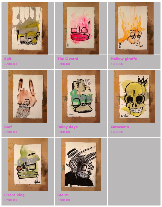 Atle Ostrem Original Watercolours Available