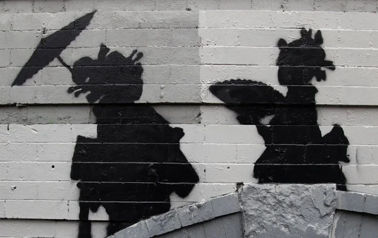 Banksy 'Japanese Bridge' Graffiti Found In New York City