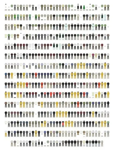 Nathan Peters 'The Wardrobe Of Walter White' Print Available