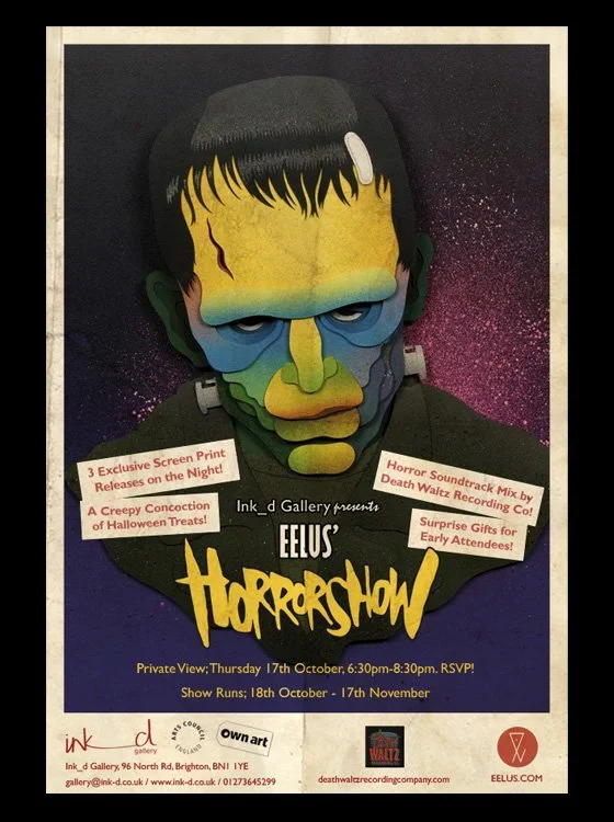 Eelus 'Horrorshow' Art Show Details + SNEAK PEEK