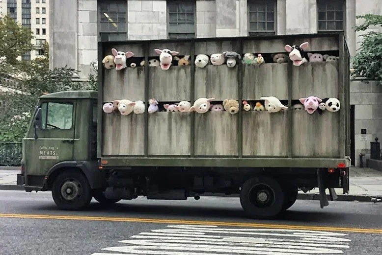 Banksy 'Sirens Of The Lambs' Truck Found In Meatpacking District In New York City