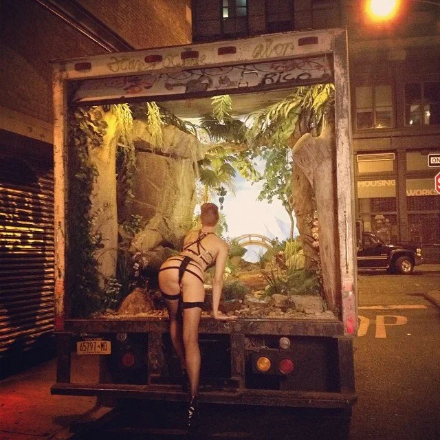 Banksy 'Mobile Garden' Graffiti Spotted Last Night In New York City