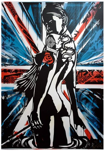 Copyright 'Lady Of The Lake' (Red) Print Available