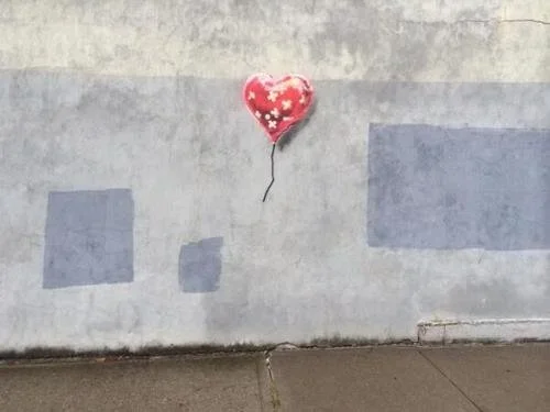 Banksy 'Band-Aid Balloon Heart' Found In New York City
