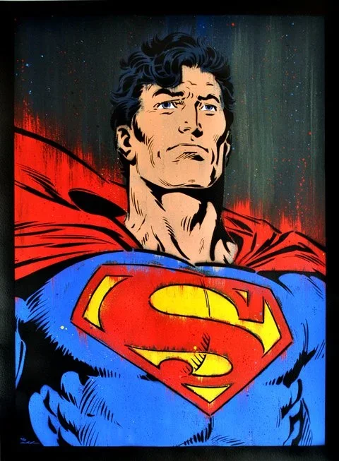 Michael Latimer 'S' Superman Print Available