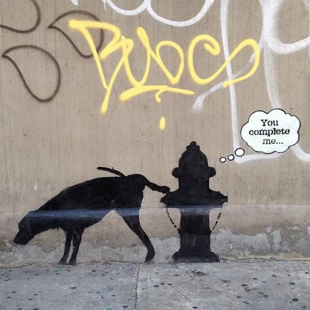 Banksy 'You Complete Me' Graffiti Found In New York City