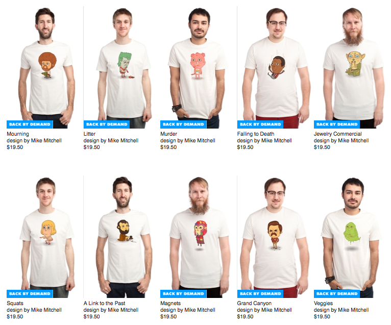 Mike Mitchell AWESOME T-Shirts Available