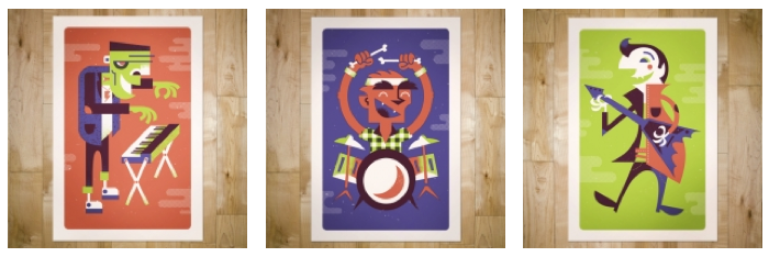 Ryan Brinkerhoff 'Halloween Band' Print Set Available