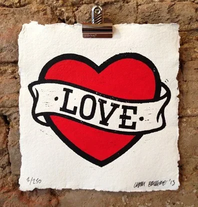 Chris Bourke 'Love' Print Available