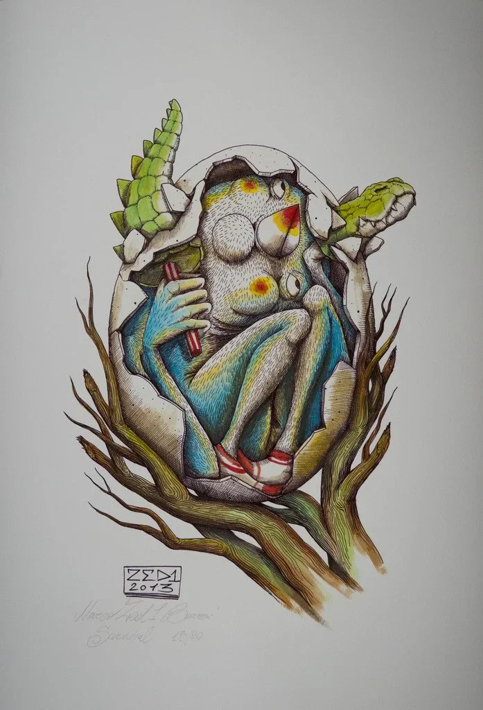 Zed1 'Survival' HPM Prints Release Details