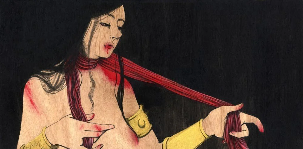 Eliza Frye 'Strip' Original Available