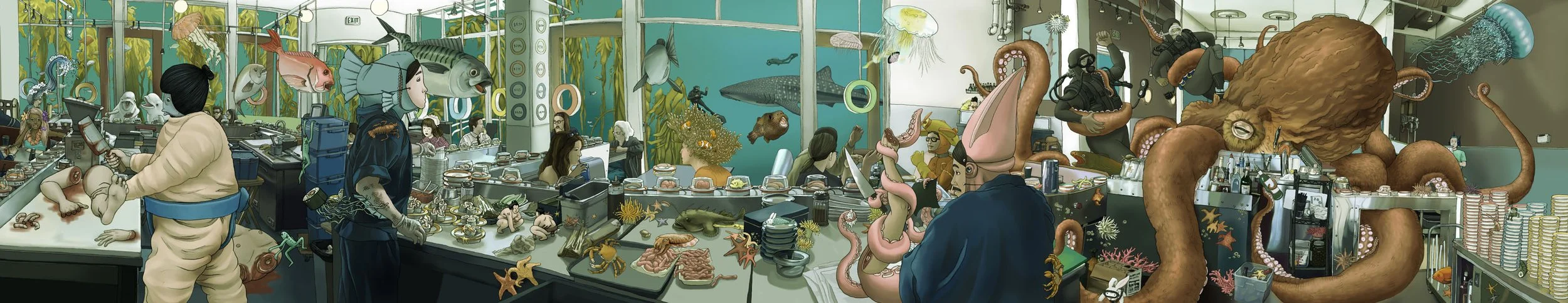 Kozyndan 'The Best Sushi In Town' Print Available