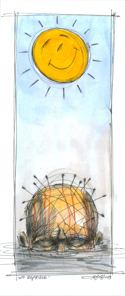 Derek Hess 'No Reprieve' Original Available