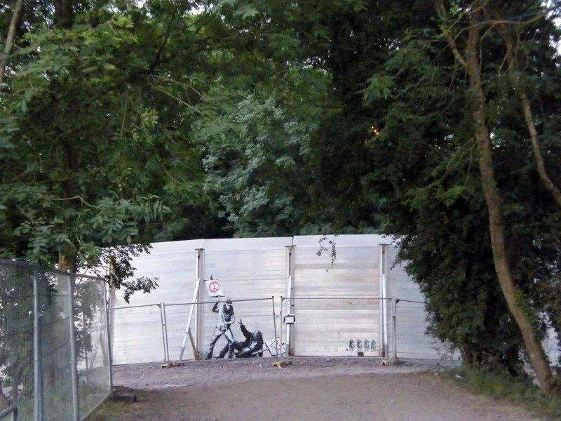 Banksy Hits Up The Glastonbury Festival