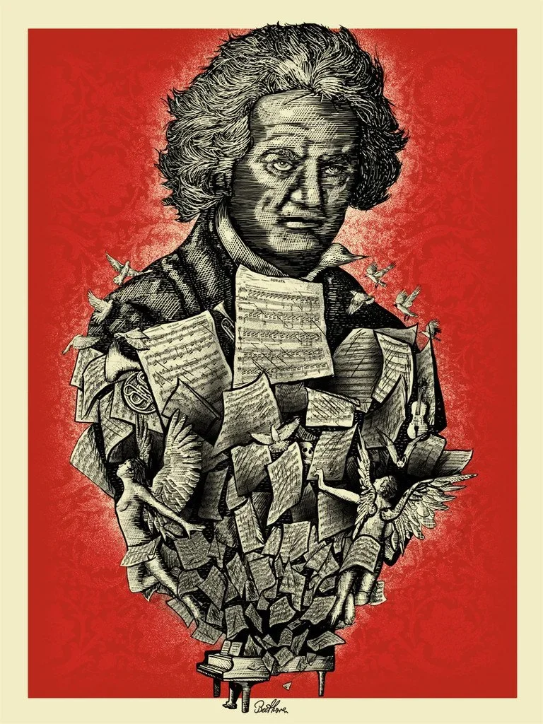 Zeb Love 'L.V Beethoven' Print Available