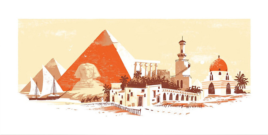 Chris Turnham 'Egypt' Print Available