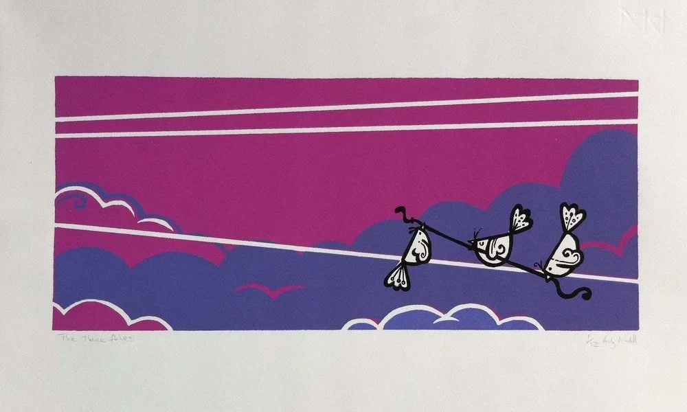 Andy Mitchell 'The Three Fates' Print Available