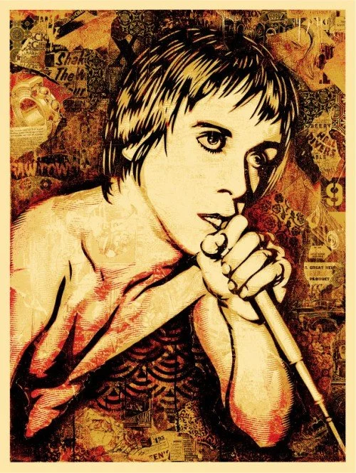 Obey 'Iggy Pop' Canvas Print Release Details