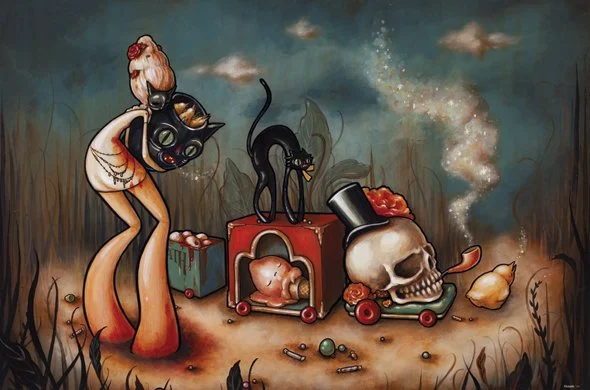 Brandi Milne 'Sleep Escapes Me' +  'Bonnet Top Poison' Print SNEAK PEEK