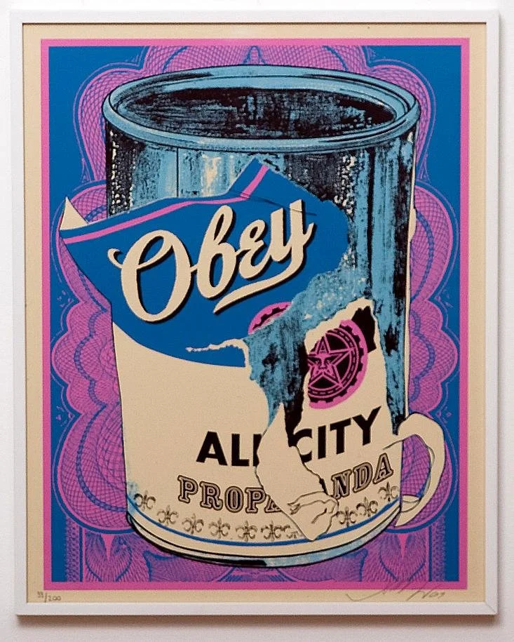 Obey 'Soup Can IV' Print Available