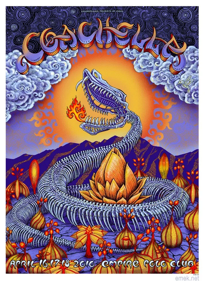 Emek 'Coachella Snake' Print Release Details