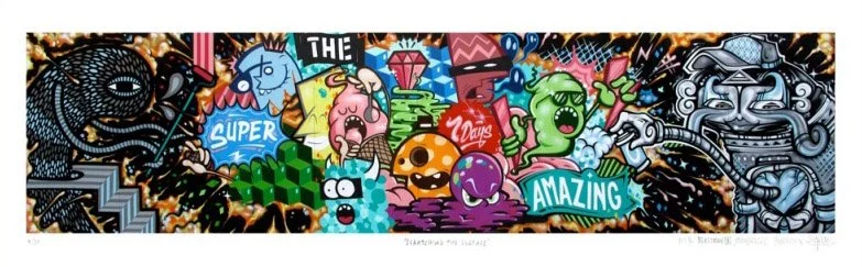 'Scratching The Surface' Graf Collab Print Available