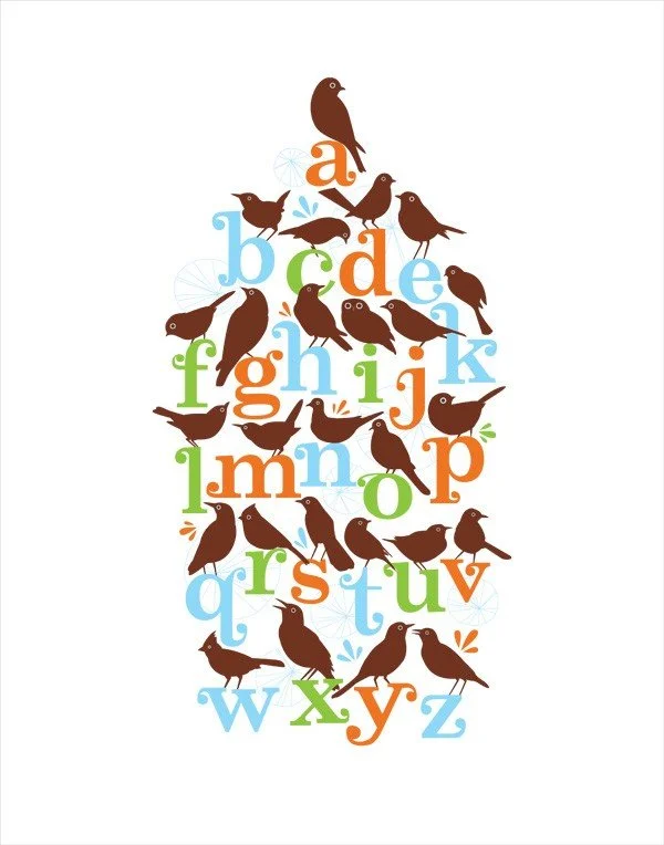 Amy Ruppel 'Alphabird' Print Available