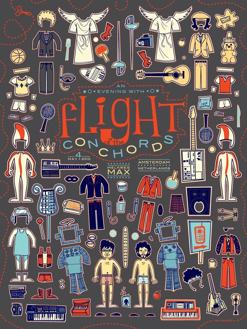 Kevin Tong 'Flight Of The Conchords' Print SNEAK PEEK