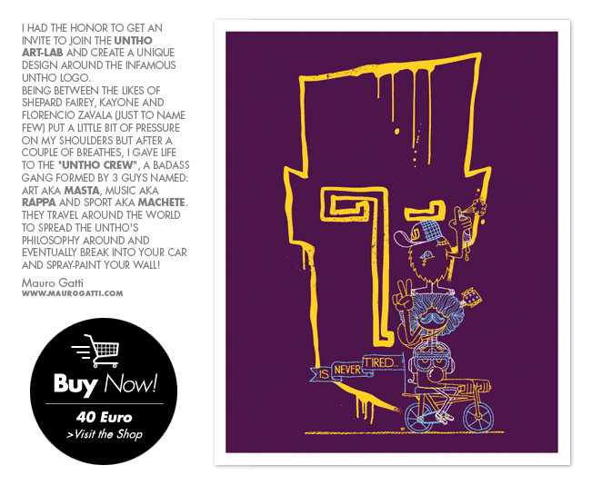 Mauro Gatto + Untho 'Crew Serigraph' Print Available