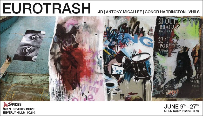 'EUROTRASH' JR, Anthony Micallef, Conor Harrington + Vhils Art Show 