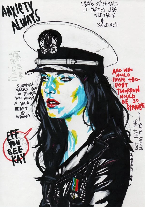 Mr Frivolous 'Anxiety Always' Print Available